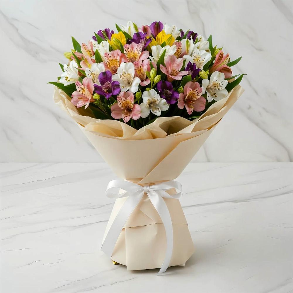 Букет цветов из: Альстромерии в Феодосии