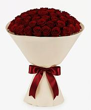Букет 101 Бордовая роза Блэк Бакарра в Феодосии