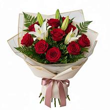 Букет цветов из:  Лилии и Розы в Феодосии