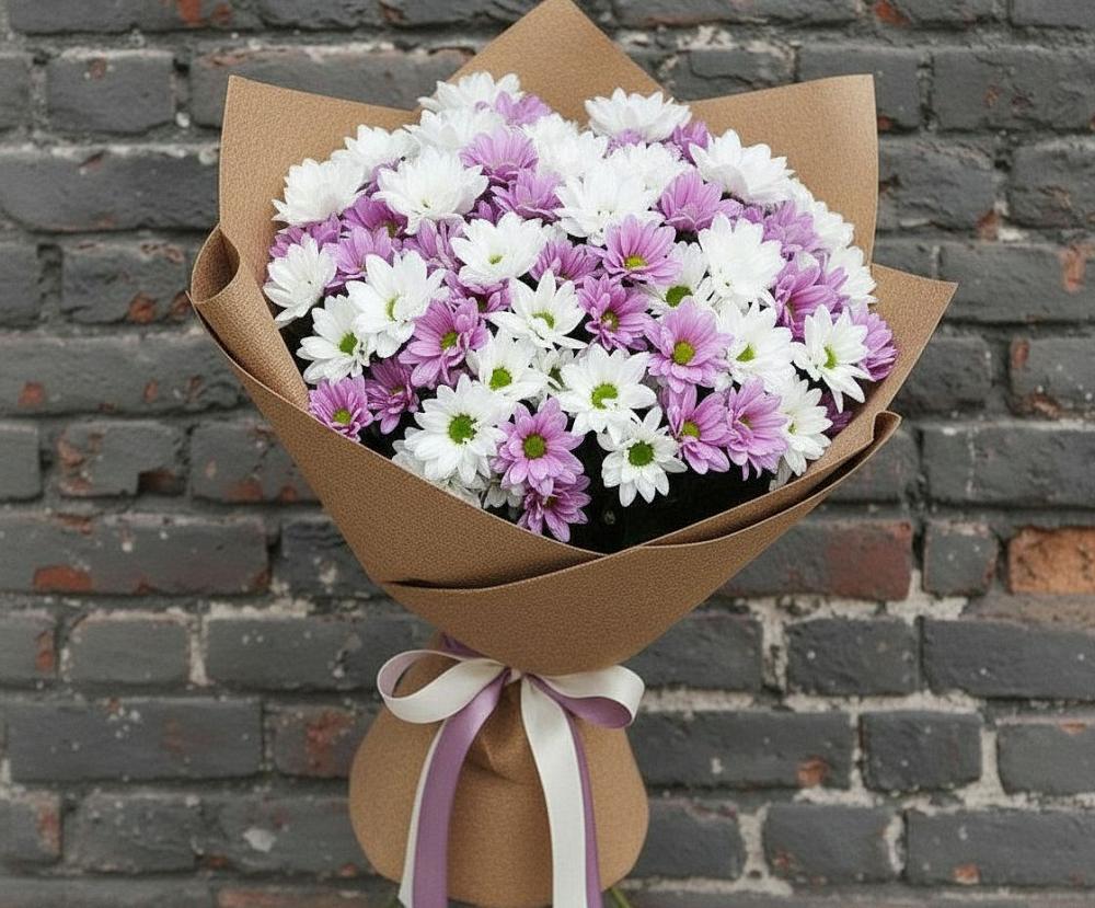 Букет цветов из: Хризантемы в Феодосии