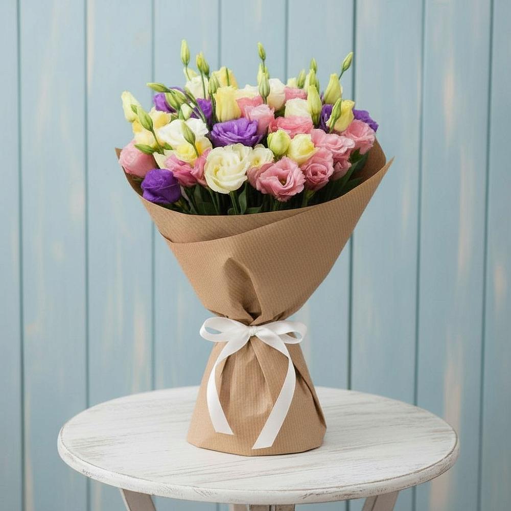 Букет цветов из: Лизиантусы в Феодосии