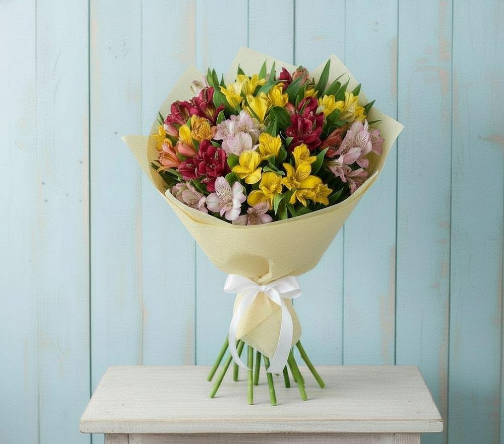 Букет цветов из: Альстромерии в Феодосии