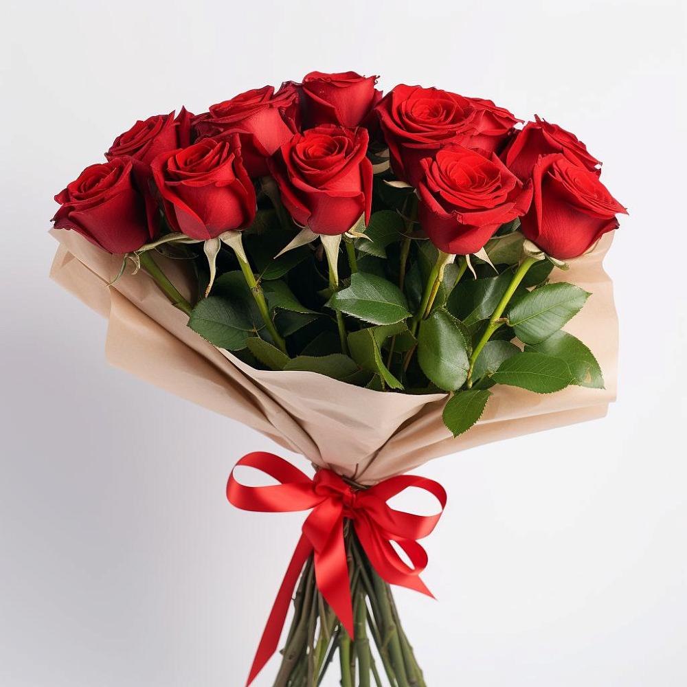 Букет 11 Красных роз Эдлесс Лав в Феодосии